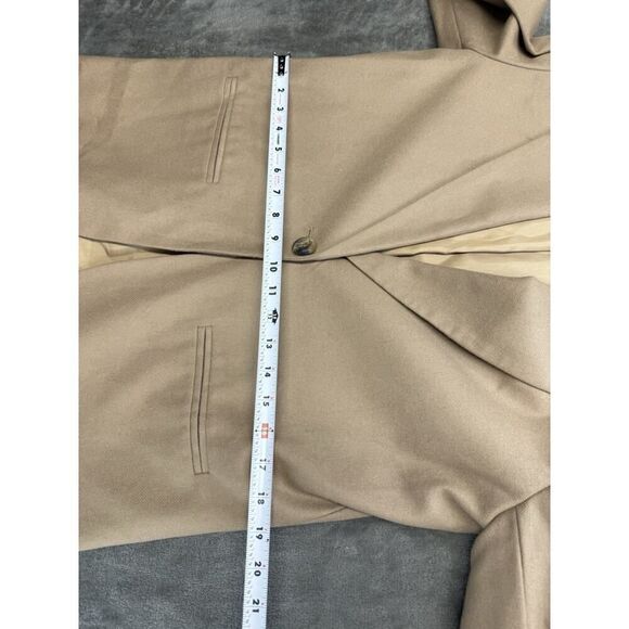 SAG Harbor 100% Wool Camel Blazer Jacket Size 8 Petite NWT Vintage Look - Picture 12 of 16